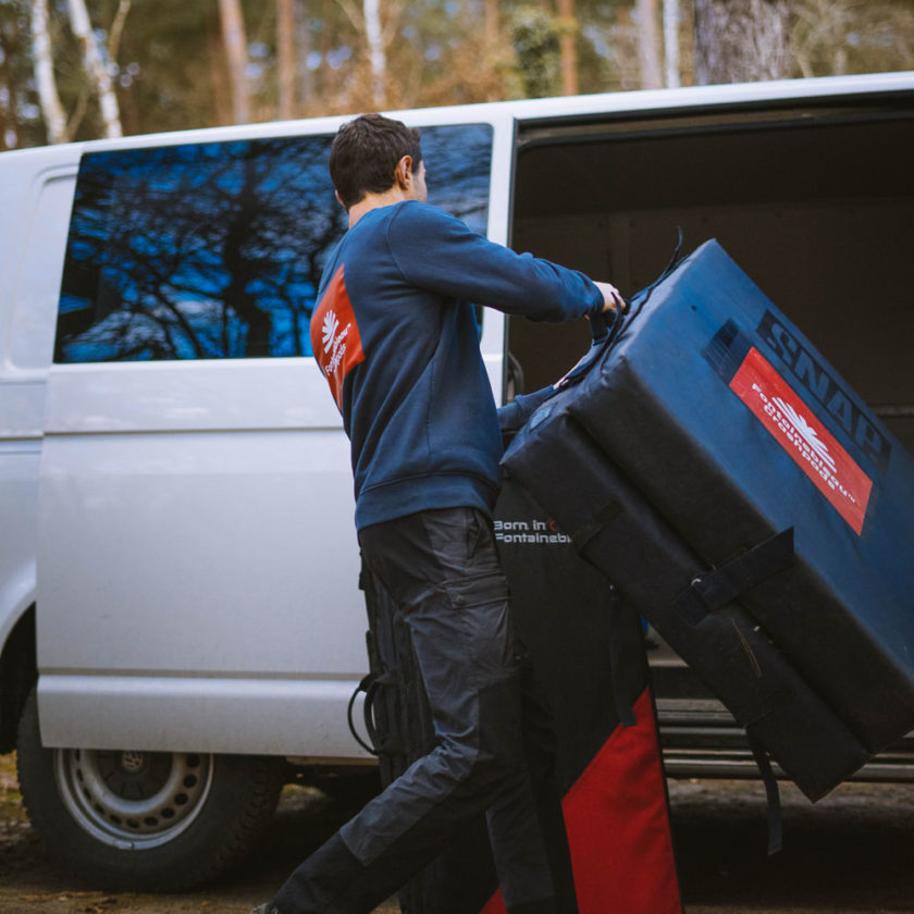 Livraison en gare SNCF Fontainebleau CrashPads